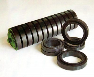 Impact Idler | Buffer Conveyor Roller | Protects Belt at Loading Points
