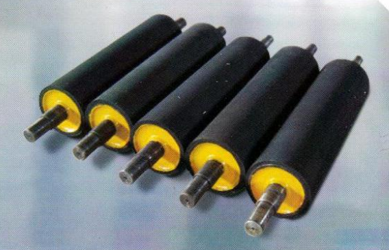 Rubber Lagged Idler | High Friction Conveyor Roller | Anti-Slip & Durable